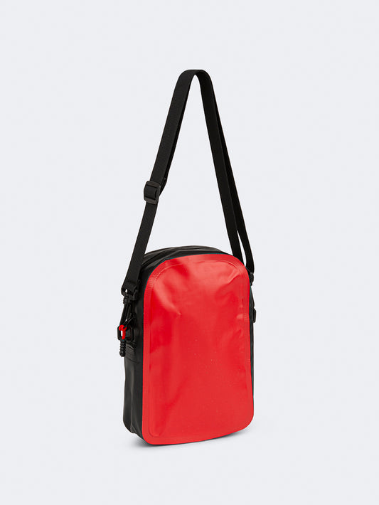 Oil & Gaz Durable Unisex Lifestyle Water Resistant Cross Bag Red