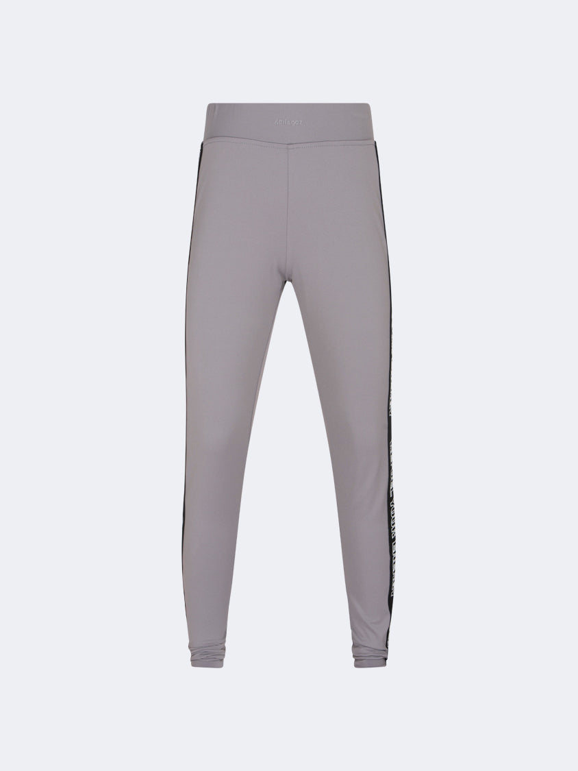 Oil And Gaz Stylish Kids-Girls Legging Grey