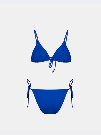 Oil And Gaz  Women Bikini Set Electric Blue