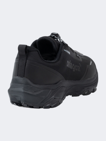 Oil &amp; Gaz Water-Resistant Unisex Hiking  Low-Cut Hiking Shoes Black