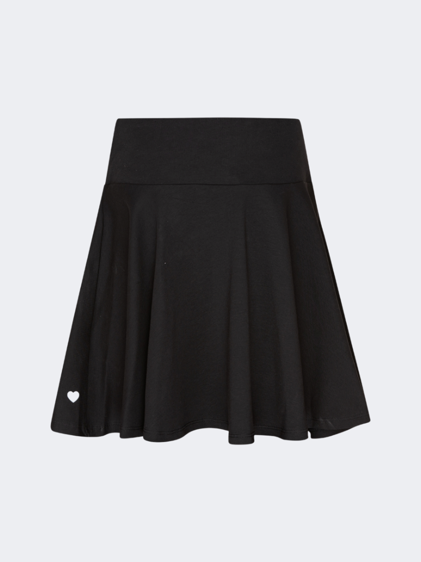 Oil&amp;Gaz Stylish Kids-Girls Lifestyle Wavy Skirt Black