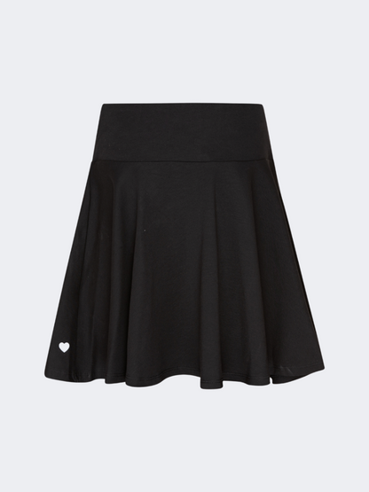 Oil&amp;Gaz Stylish Kids-Girls Lifestyle Wavy Skirt Black