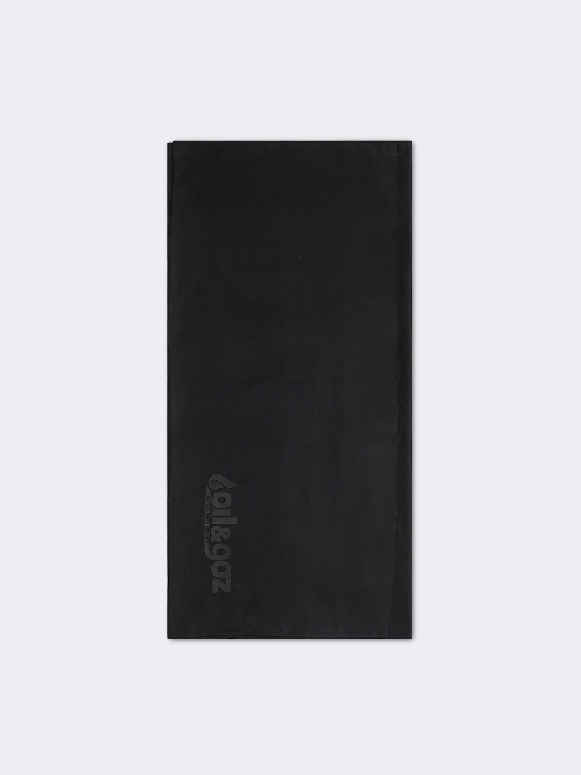 Oil And Gaz Rubber Bag Unisex Lifestyle Microfiber Towel Black