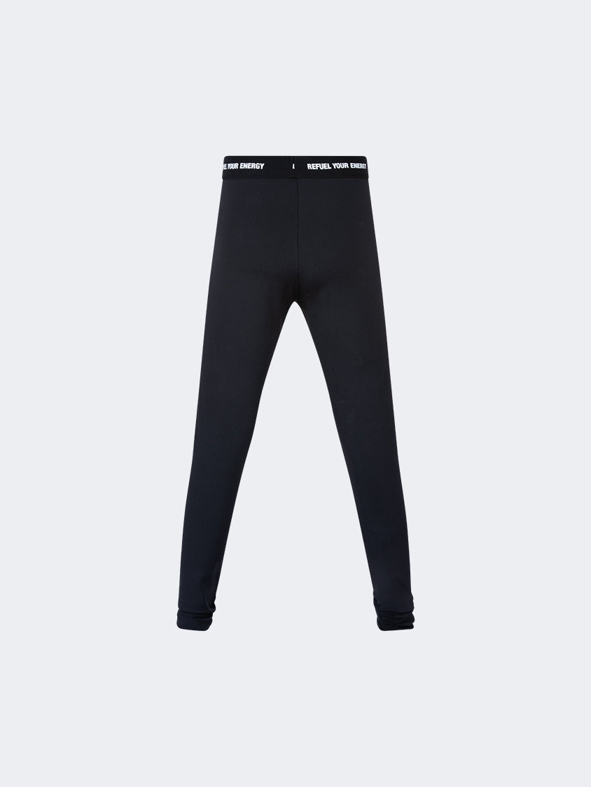 Oil And Gaz Plain Kids-Girls Lifestyle Tight Black