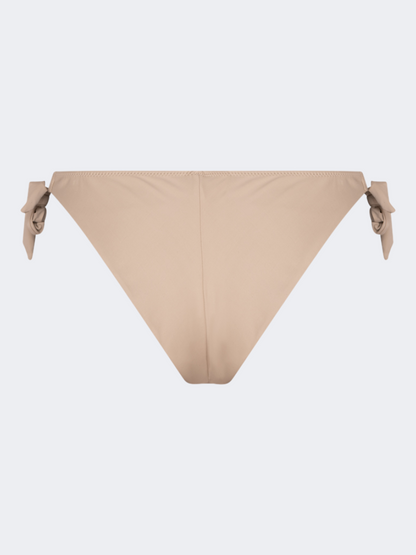 Oil And Gaz Comfortable Women Beach Tie Side Bottom Beige