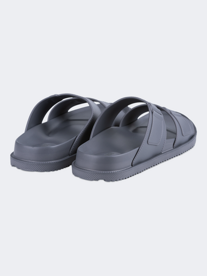 Oil&amp;Gaz Comfortable Men Lifestyle Slide Grey