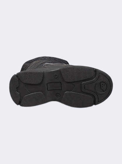 Oil &amp; Gaz After Ski Kids Skiing Boots Front Zip Black