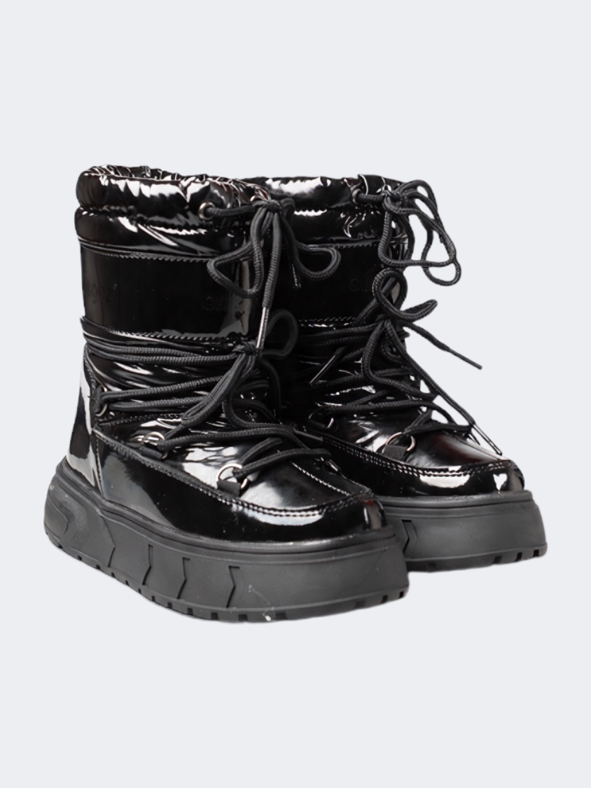 Oil &amp; Gaz After Ski Kids Skiing Boots Black