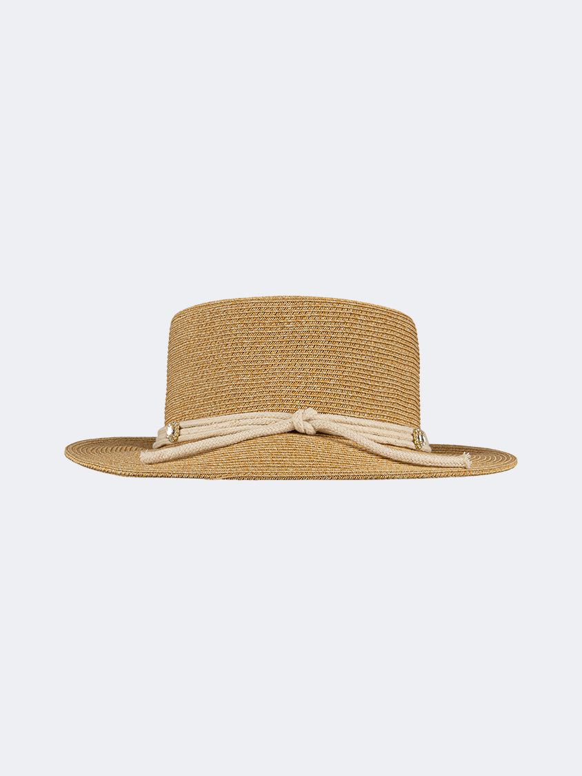 Oil And Gaz Stylish Women Beach Cordobes Hat Beige