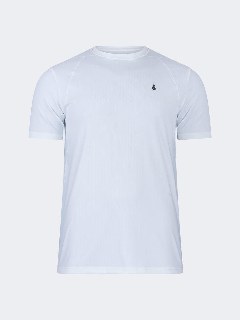 Oil And Gaz Comfortable Men Sportwear T-Shirt R-Neck White