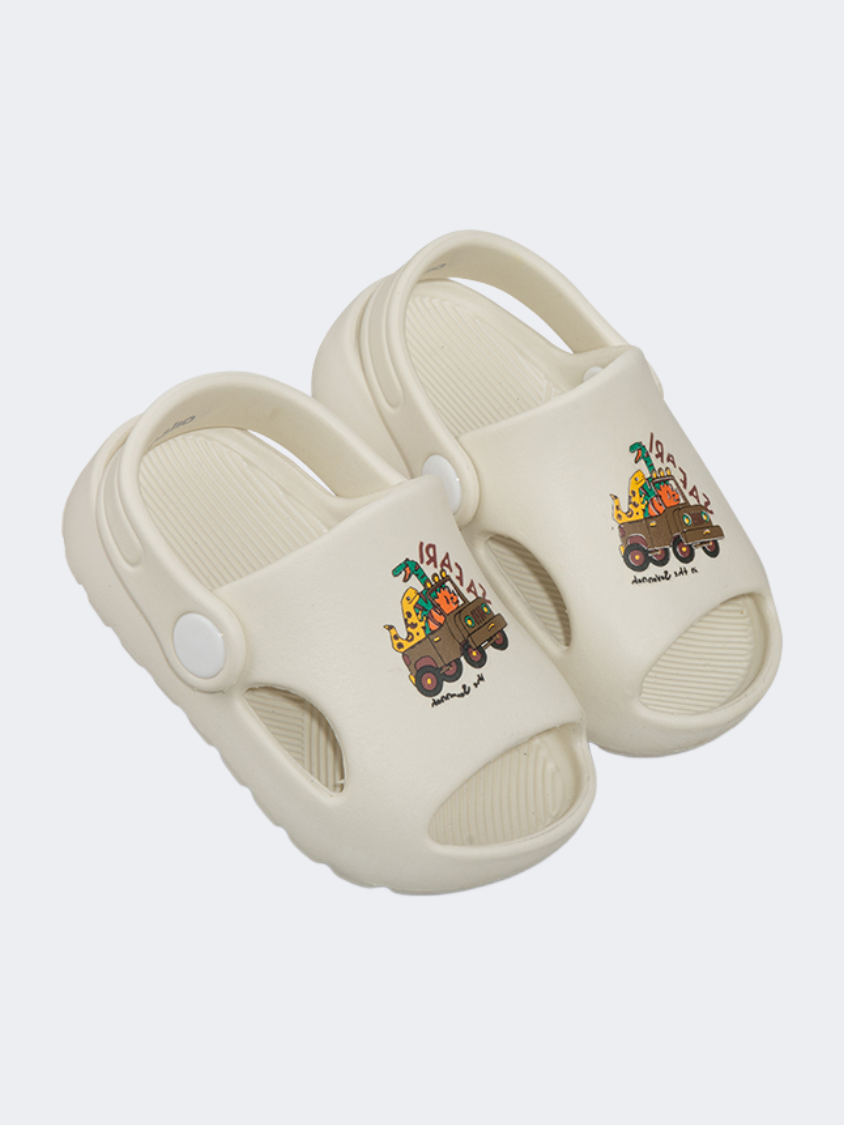 Oil And Gaz Chic Beach Infant Sandals Off White