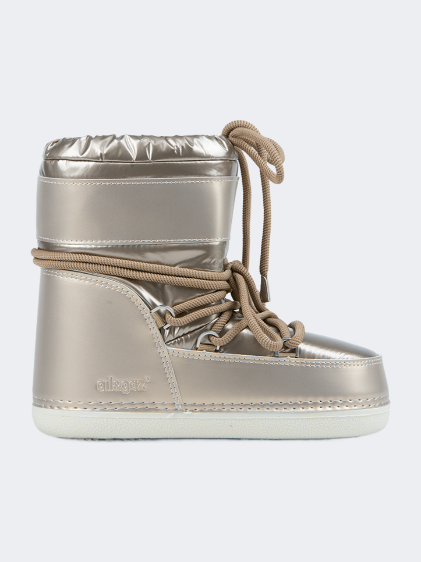 Oil&amp;Gaz After Ski Women Skiing Boot Gold
