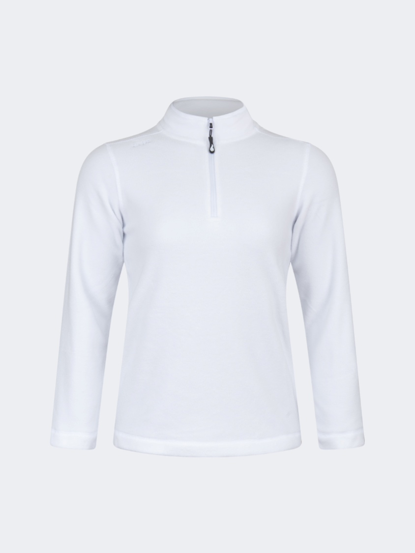 Oil&amp;Gaz Warm Kids-Boys Skiing 1/4 Zip Fleece White