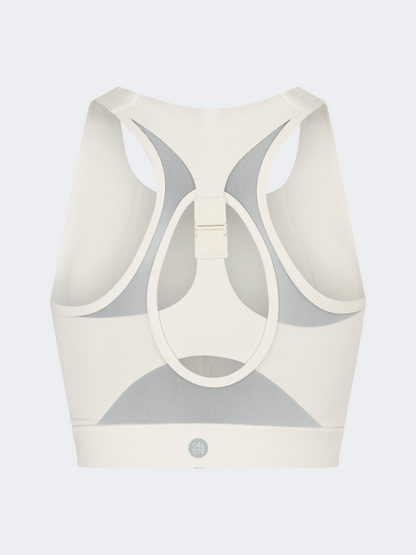 Oil&amp;Gaz Open Back Women Training Longline Bra Yellow