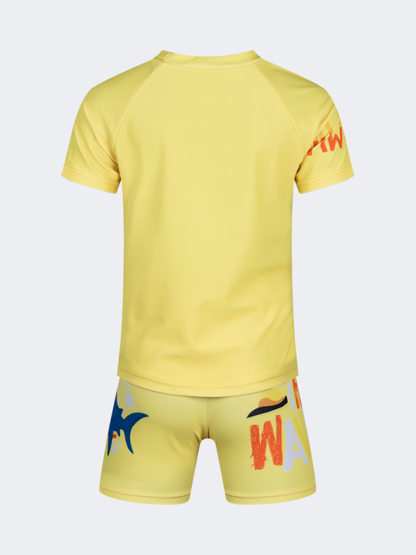 Oil And Gaz Stylish Kids-B Beach Swimming Set  Yellow