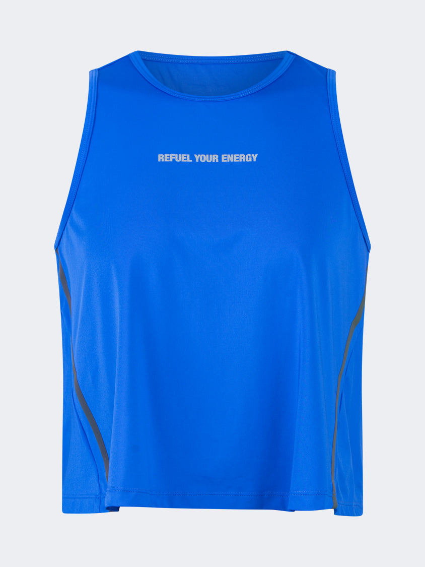 Oil And Gaz Comfortable Women Training Tank Blue