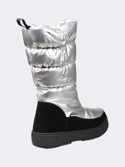 Oil &amp; Gaz After Ski Women Skiing Boots Silver