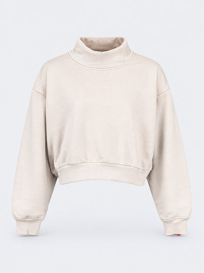 Oil &amp; Gaz Warm Women Lifestyle  Pullover Greige
