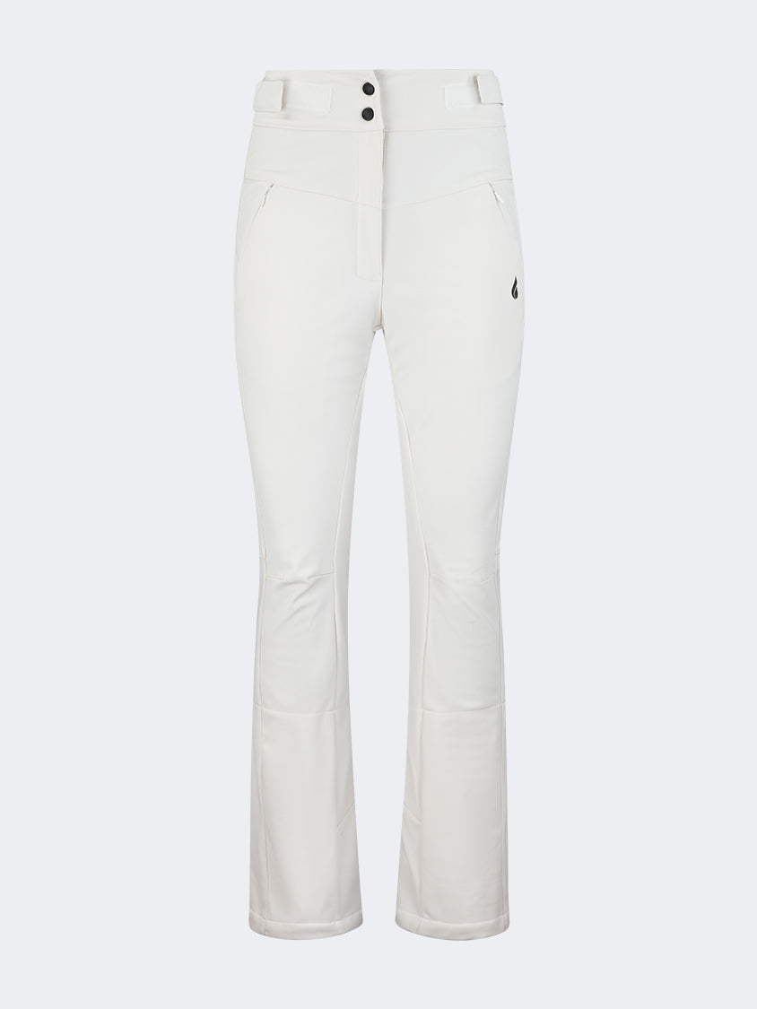 Oil And Gaz DurableWomen Skiing Pant White/Gun