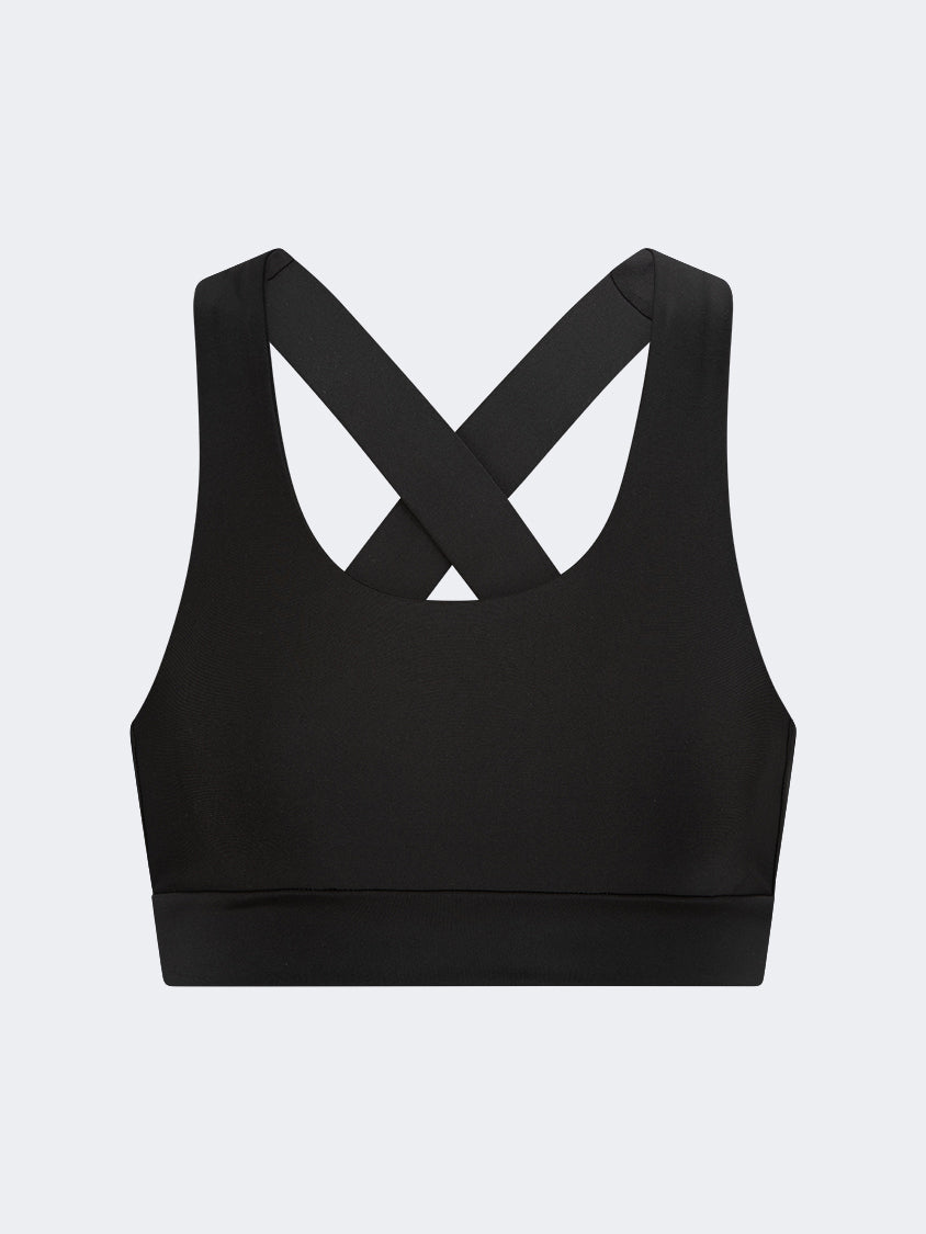 Oil And Gaz Medium Support Women Lifestyle Bra Black