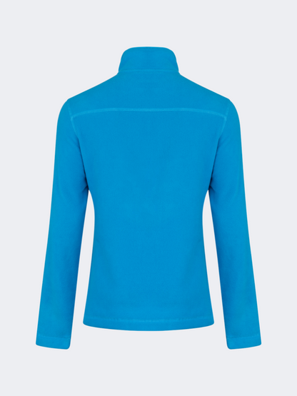 Oil&amp;Gaz Warm Women Skiing 1/4 Zip Fleece Blue