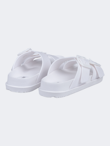 Oil&amp;Gaz Comfortable Kids Lifestyle Slide White