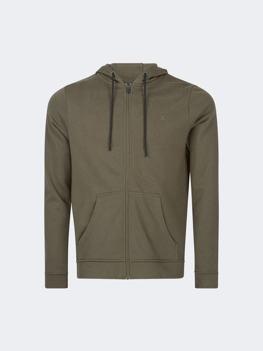Oil And Gaz Comfy Men Hoody Olive