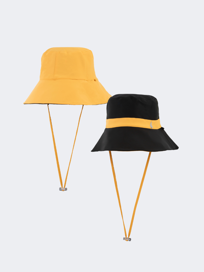 Oil And Gaz Convertible Beach Hat Black/Yellow