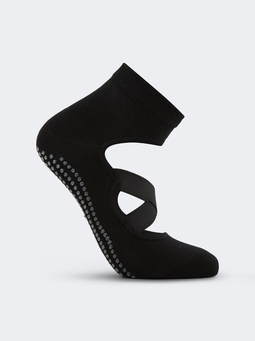Oil &amp; Gaz Women Pilates Socks Black
