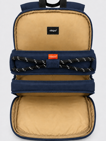 Oil &amp; Gaz Functional Unisex Lifestyle Back Pack Navy/Orange
