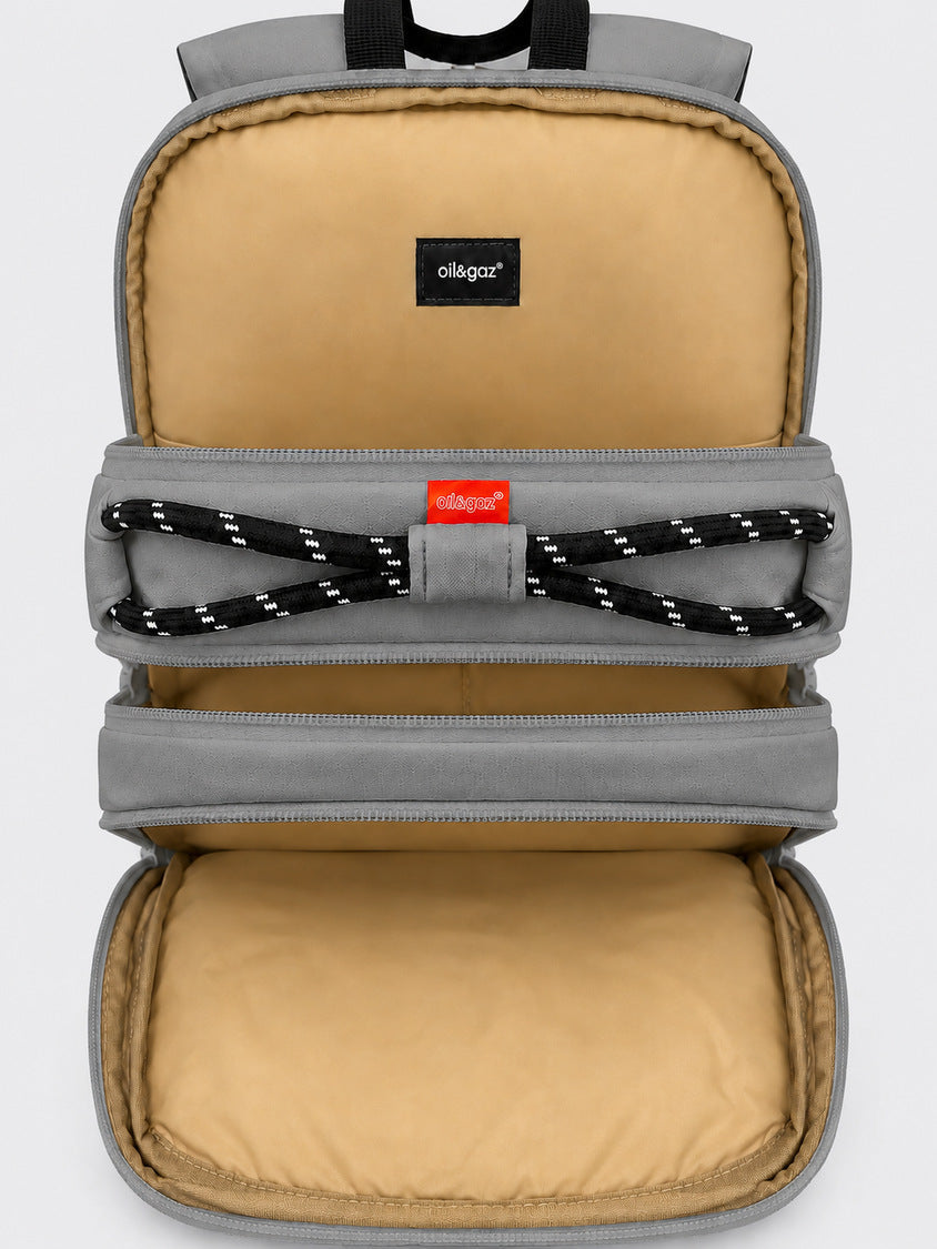 Oil &amp; Gaz Functional Unisex Lifestyle Back Pack Grey/Navy