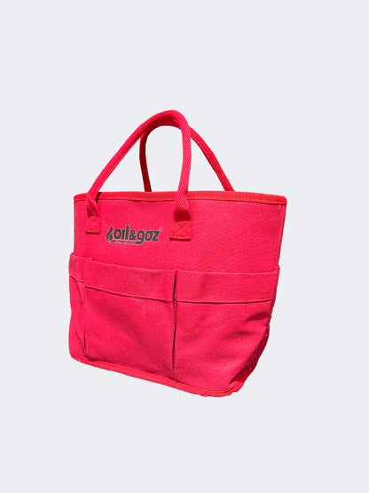 Oil And Gaz Stylish And Spacious Women Lifestyle Bag Red