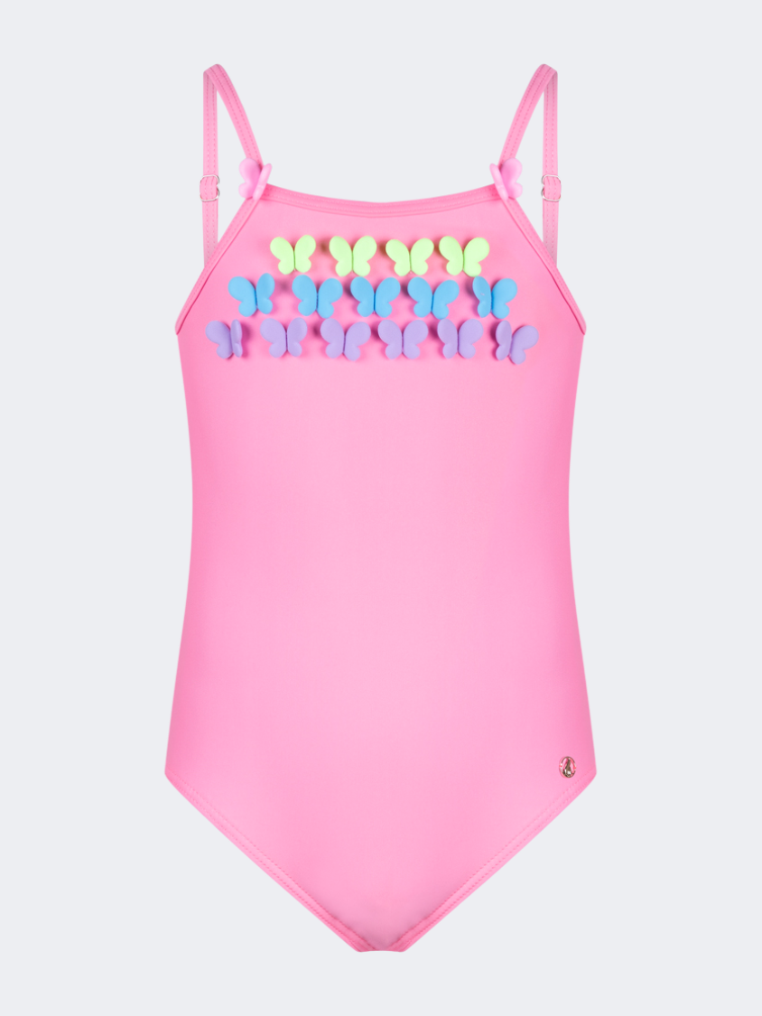 Oil And Gaz Elegant Kids-G Beach Monokini Pink
