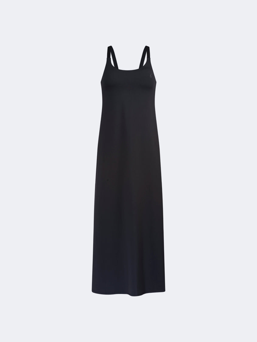 Oil And Gaz Flowy Women Lifestyle Dress Black