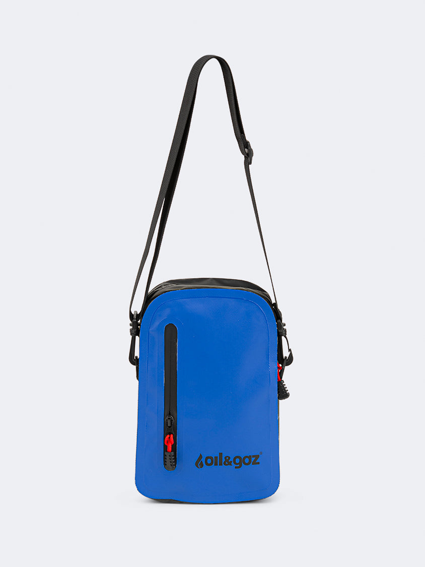 Oil And Gaz Durable Unisex Lifestyle Water Proof Cross Bag Blue/Red