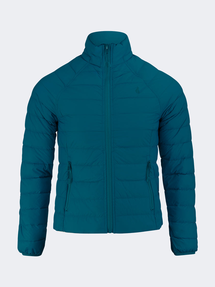 Oil And Gaz Mid Cut Women Lifestyle Jacket Teal/Light Grey