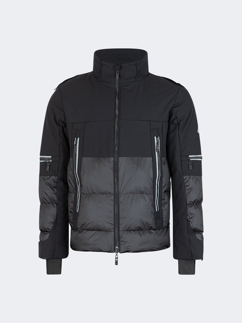 Oil And Gaz Comfortable Men Skiing Jacket Black/Grey