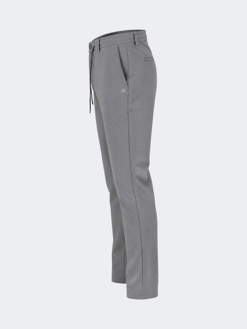 Oil &amp; Gaz Lightweight Men Lifestyle  Chino Pant Grey
