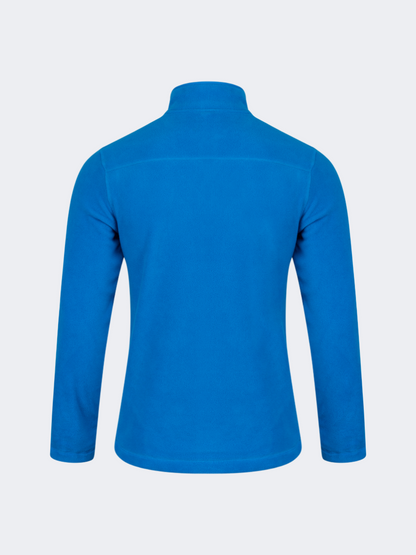 Oil&amp;Gaz Warm Men Skiing 1/4 Zip Fleece Royal Blue