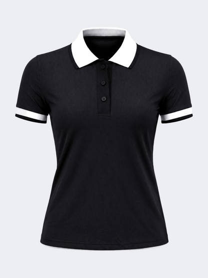 Oil &amp; Gaz Timeless Women Lifestyle Polo Black