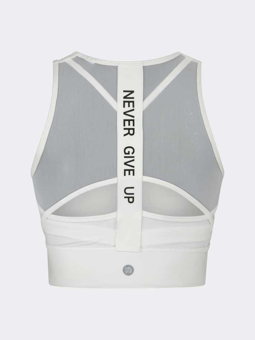 Oil&amp;Gaz Breathable Women Training Bra White