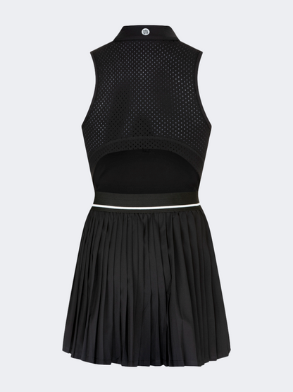 Oil&amp;Gaz Open Back Women Lifestyle Dress Black