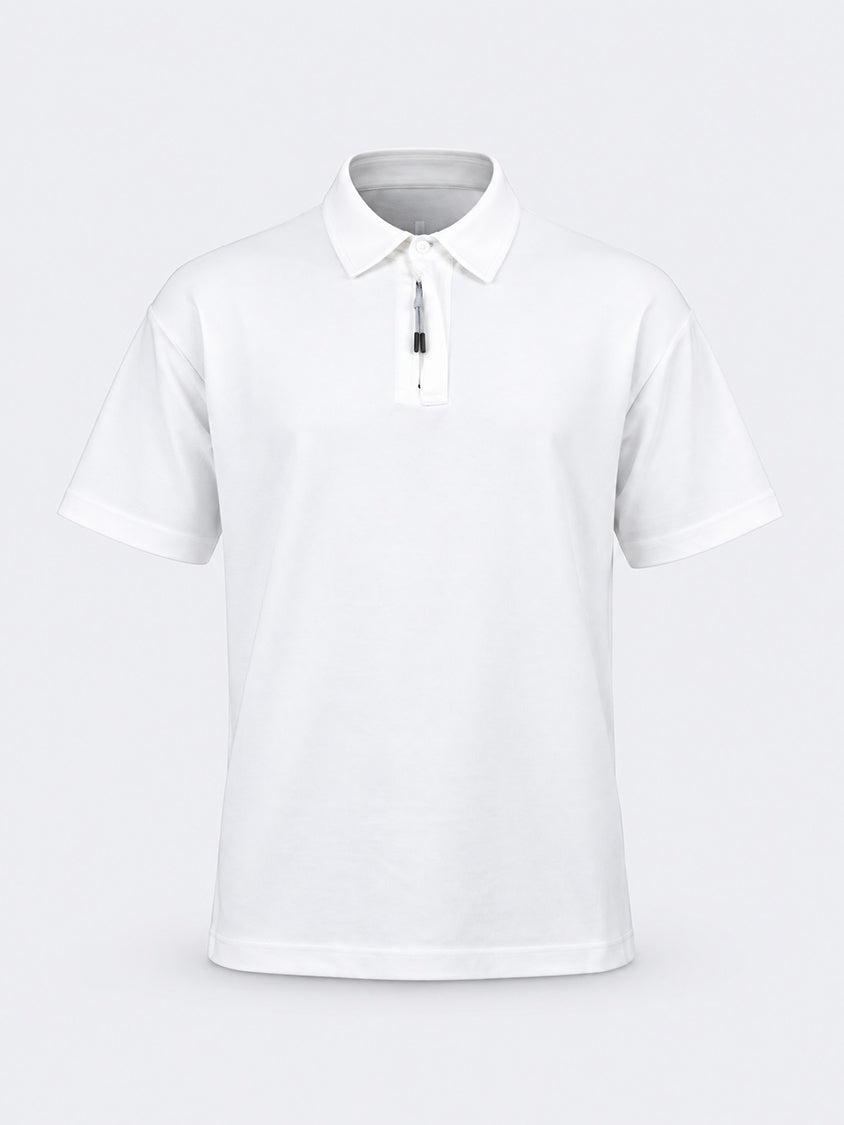 Oil &amp; Gaz Effortless Men Lifestyle Polo White
