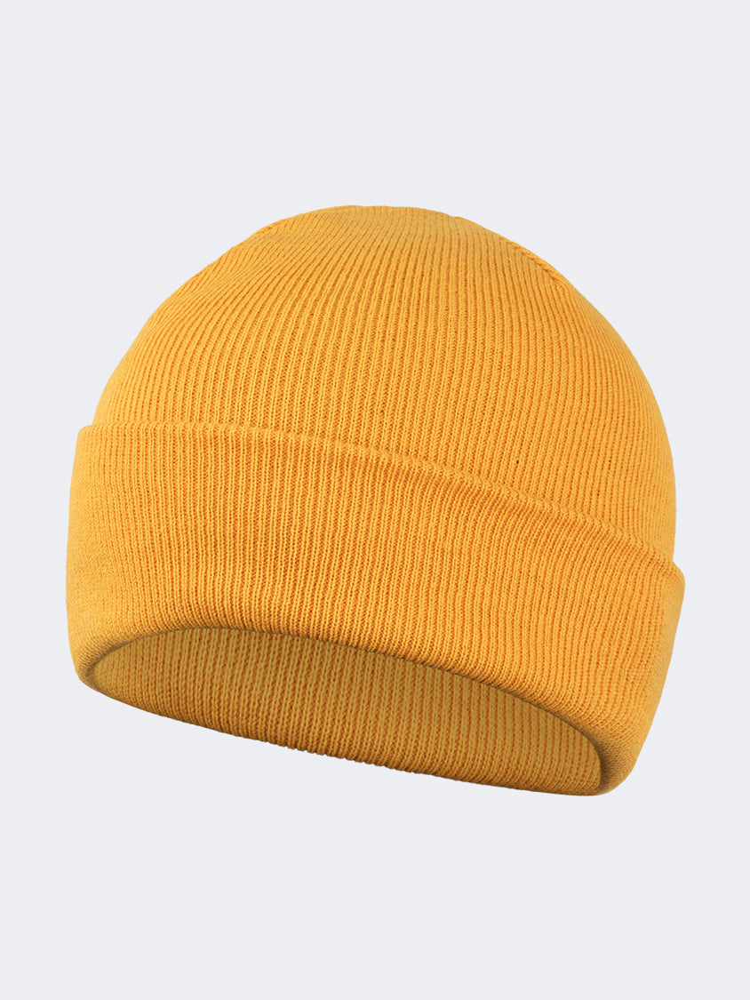 Oil And Gaz Cozy Unisex Lifestyle Beanie  Yellow