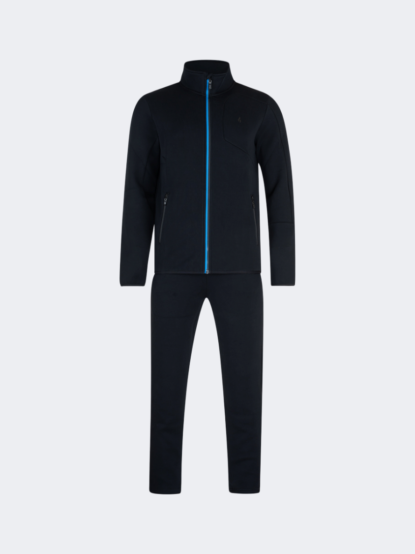 Oil&Gaz Stylish Men Lifestyle Suit Black/Royal Blue