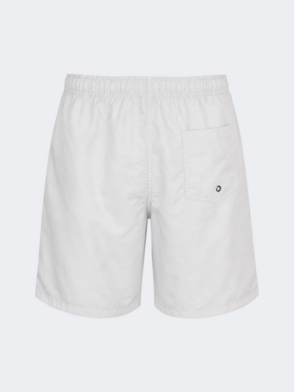 Oil &amp; Gaz Breathable Men Beach Solid Swim Short Grey