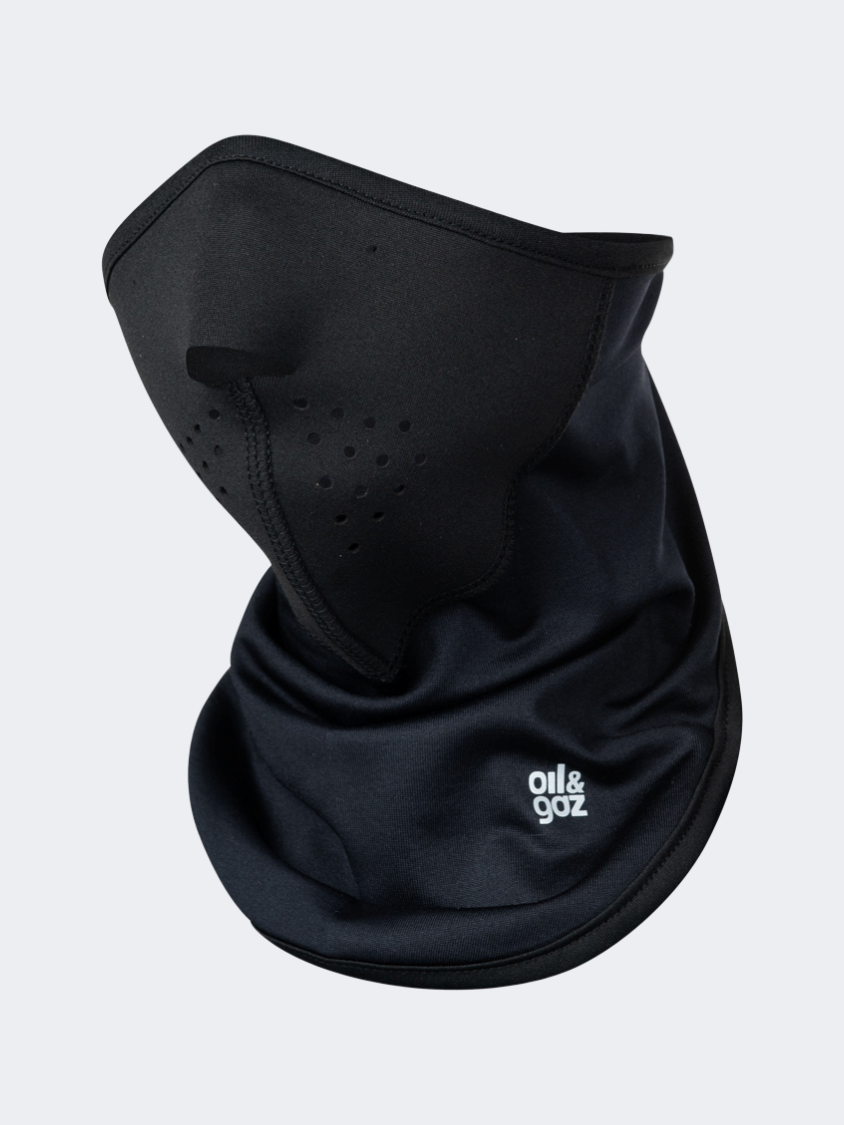 Oil And Gaz Soft-Touch Unisex Skiing Face Mask Black