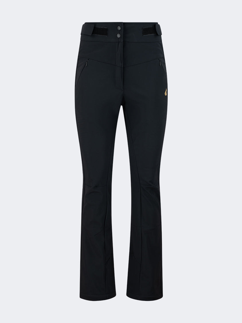 Oil And Gaz DurableWomen Skiing Pant Black/Gold