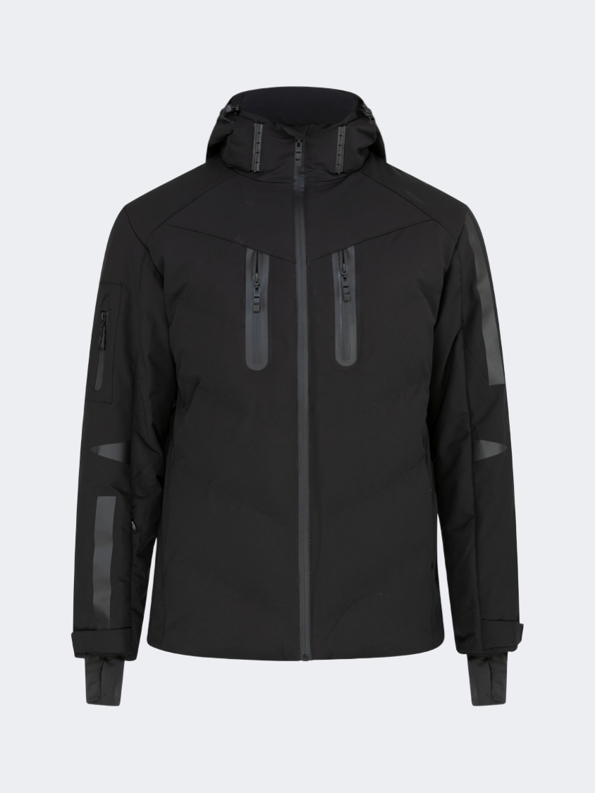 Oil&Gaz Durable Men Ski Jacket Black