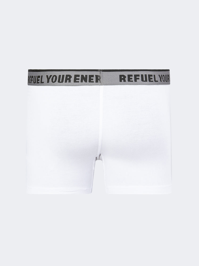 Oil And Gaz Lycra Men Underwear White